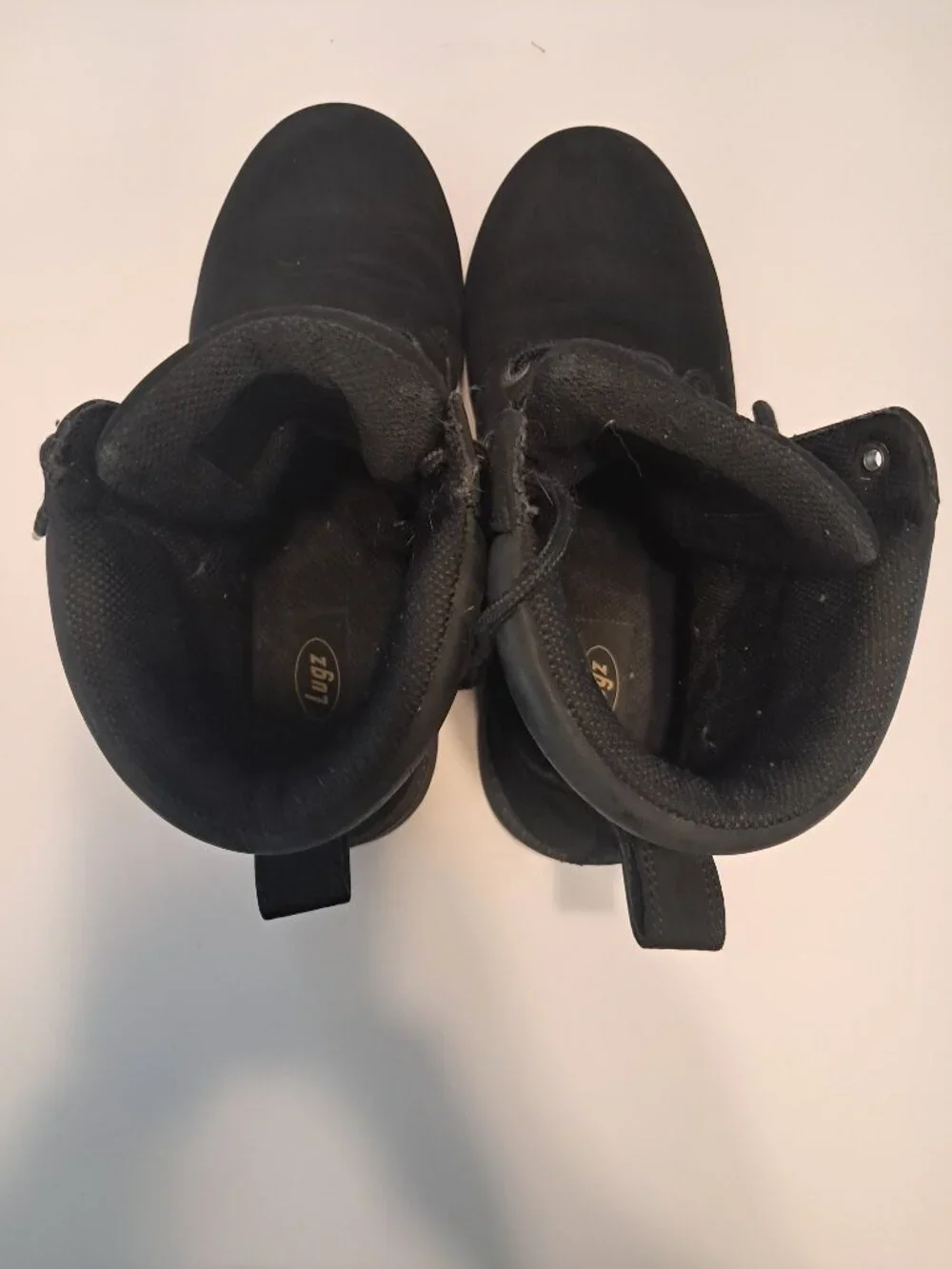 Lugz black boots